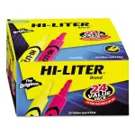 Avery 24-Pack HI-LITER Assorted Colors Desk-Style Highlighter Chisel