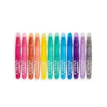 Rainbow 12-Set Sparkle Metallic Watercolor Gel Crayons