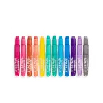 Rainbow 12-Set Sparkle Metallic Watercolor Gel Crayons