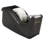 Scotch Black Value Desktop Tape Dispenser 1-Inch Core Two-Tone