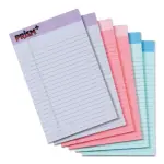 TOPS 6 Pads/Pack 5 x 8 Pastels 50 Sheets Prism Plus Colored Legal Pads