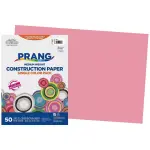 Prang 50 Sheets/Pack (12 x 18 Inch) Pink Construction Paper