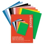 Universal Office 200 Sheets/Ream (9 x 12 Inch) 76 lb Construction Paper Assorted