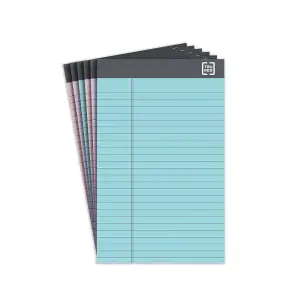 TRU RED 50 Sheets/Pad (5x8 Inch) Notepads Narrow Ruled Pastels