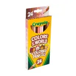 Crayola 24-Count Colors of the World Colored Pencils