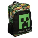 Minecraft 16-Inch Black Kids' Backpack with Big Face Creeper