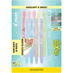 Pilot 10pk FriXion Light Pastel Erasable Highlighters Chisel Tip Assorted Inks