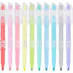 Pilot 10pk FriXion Light Pastel Erasable Highlighters Chisel Tip Assorted Inks