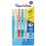 Paper Mate 4pk Clear Point #2 Mechanical Pencils 0.7mm Multicolored