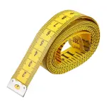 Unique Bargains 1pc 120-Inch Yellow Flexible Tailor Craft Ruler Tape Measure