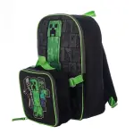 Minecraft Boys' Backpack with Lunch Box