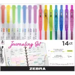 Zebra 14-Count Highlighters Journaling Set