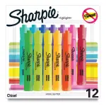 Sharpie 12pk Assorted Colors Highlighters Tank Chisel Tip