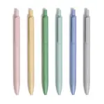 U Brands U-Eco 6pk (0.7mm Black Ink) Ballpoint Pens Core Speckle