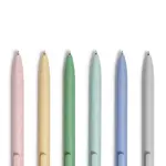 U Brands U-Eco 6pk (0.7mm Black Ink) Ballpoint Pens Core Speckle