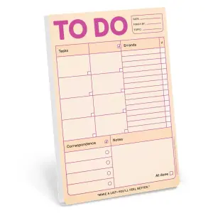 Knock Knock 6x9 Inches To Do List Notepad