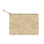 The Everygirl Tan- Blue Sky Zipper Pencil Pouch