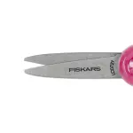 Fiskars 5-Inch Pink Sparkle SoftGrip Point Kids' Scissors