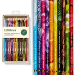 Lifelines 10pk Scented Colored Pencils - Infused with Essential Oil Blends