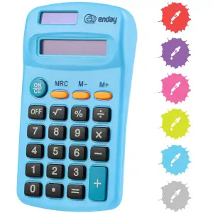 Enday Pocket Size 8-Digit Calculator