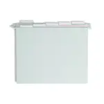 U Brands 6-Count 6 Pockets Hanging File Folders - Debossed Pastels