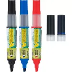 Pilot 3pk Multicolored Pilot VBoard Master Dry Erase Markers with Refills