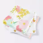 Cloud Island 3-Pack Flora Muslin Swaddle Blankets - Pink