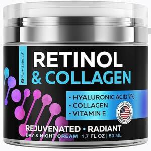 Retinol Face Cream (1.7oz) Anti-Wrinkle & Anti-Aging Moisturizer