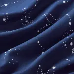 Cloud Island Fitted Crib Sheet Constellation - Navy