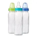 Evenflo 8oz Feeding Classic Clear Plastic Baby Bottles