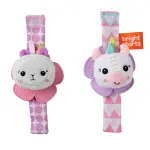 Bright Starts Unicorn & Llama Rattle & Teether Wrist Pals Toy