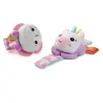 Bright Starts Unicorn & Llama Rattle & Teether Wrist Pals Toy