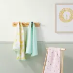 Cloud Island 3-Pack Muslin Swaddle Blanket Honeybee - Pink/Yellow