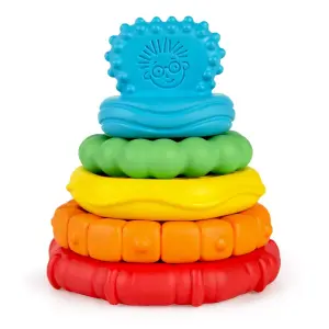 Baby Einstein Stack & Teethe Multi-Textured Toy Teether