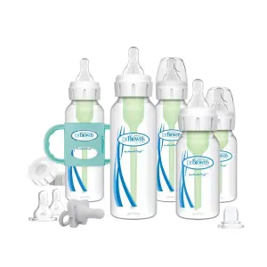 Dr. Brown's (0-6m) Anti-Colic Options+ Baby Bottle Essentials & Sippy Spout Gift Set