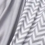 Cloud Island 2-Pack Chevron/Gray - Fitted Jersey Crib Sheet