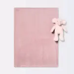 Cloud Island Plush Blanket with Soft Toy - Pink Elephant