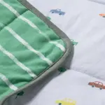 Cloud Island Trucks - Jersey Knit Reversible Blanket