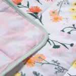 Cloud Island Garden Floral - Jersey Knit Reversible Blanket