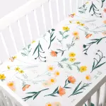 Cloud Island Garden Floral - Fitted Crib Sheet