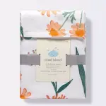 Cloud Island Garden Floral - Fitted Crib Sheet