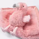 Cloud Island Small Security Blanket - Flamingo