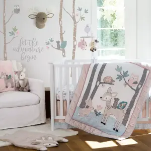 Levtex Baby Woodland Theme - Everly Fitted Crib Sheet