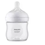 Philips Avent 3-Pack Clear - Natural Baby Bottle with Natural Response Nipple