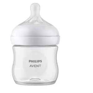 Philips Avent 3-Pack Clear - Natural Baby Bottle with Natural Response Nipple