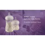 Philips Avent 3-Pack Clear - Natural Baby Bottle with Natural Response Nipple