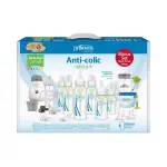 Dr. Brown's 38-Count Anti-Colic Options+ All-In-One Baby Bottle and Bottle Warmer Newborn Feeding Gift Setb