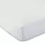 Levtex Home White Sateen Crib Fitted Sheet