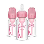 Dr. Brown's 3-Pack - Pink (0m+) 4oz Anti-Colic Options