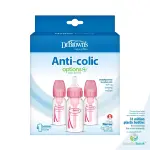 Dr. Brown's 3-Pack - Pink (0m+) 4oz Anti-Colic Options